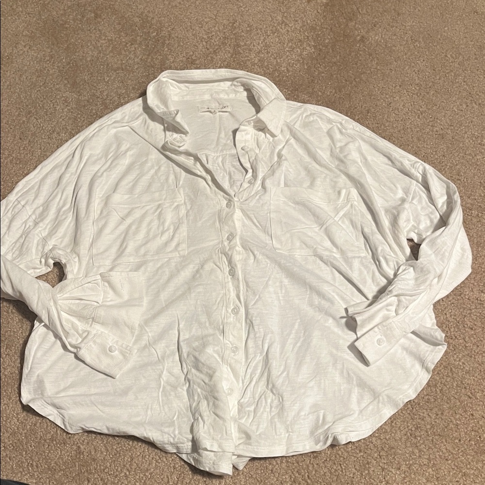 White Button-Up Shirt